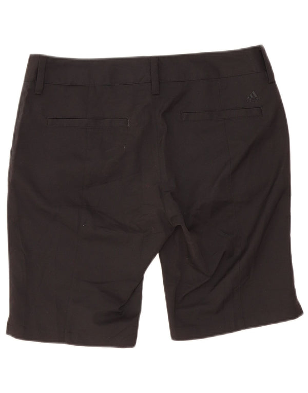 Adidas Womens Climalite Chino Shorts UK 12 Medium W32 Black Polyester