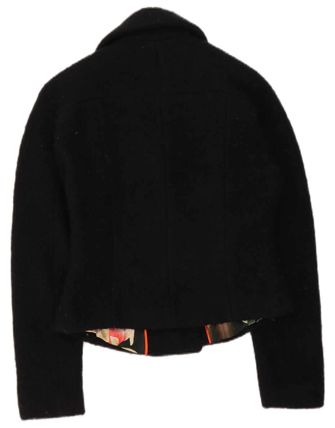 Ted Baker Dame Bolero Jacket UK 8 Small Black Wool