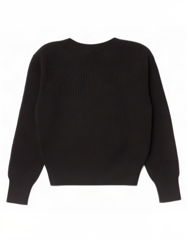 Gap Womens Boat Neck Jumper Sweater UK 10 Small Black Bomuld