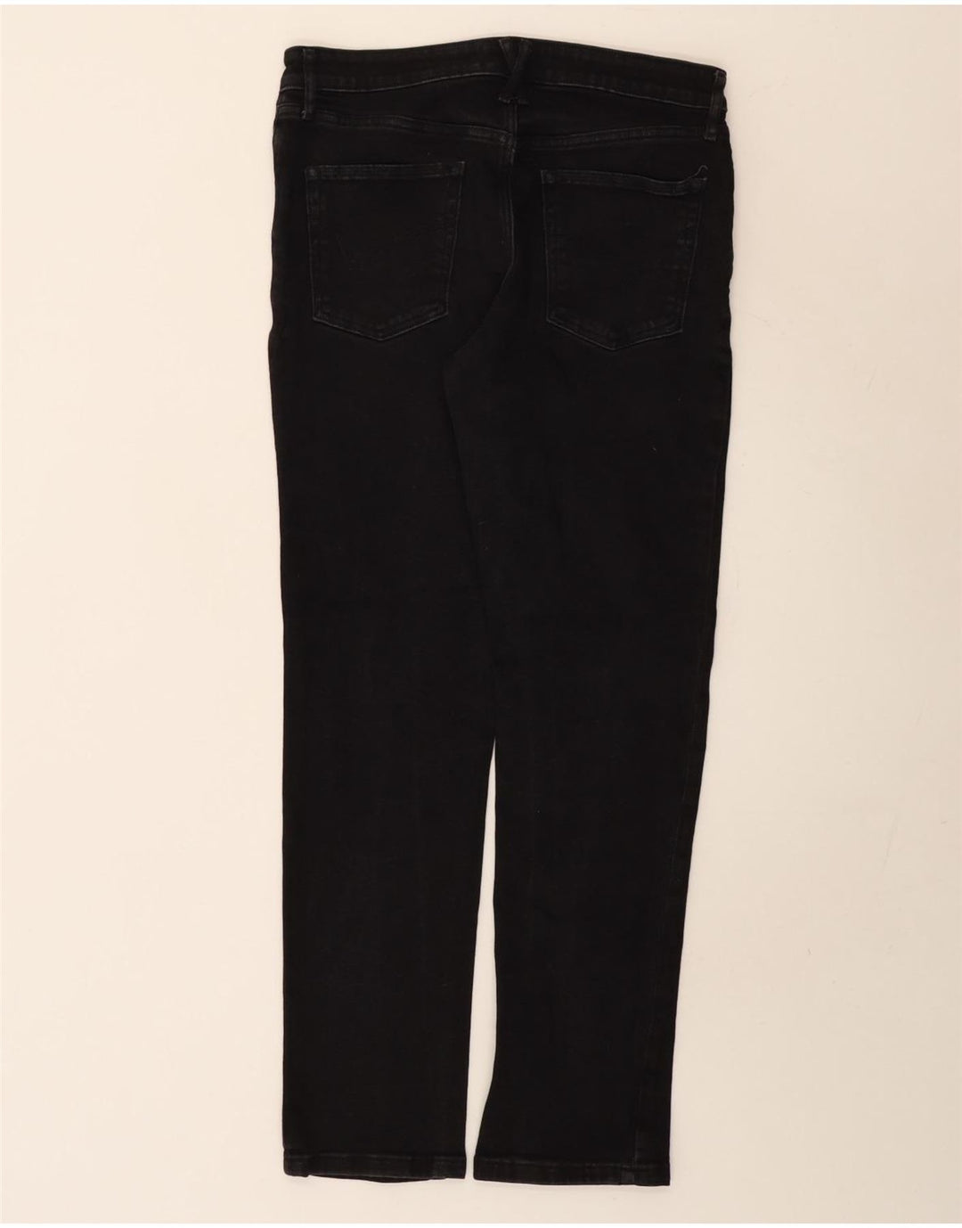 WHITE STUFF Lige jeans til kvinder UK 14 Large W32 L30 Black Bomuld