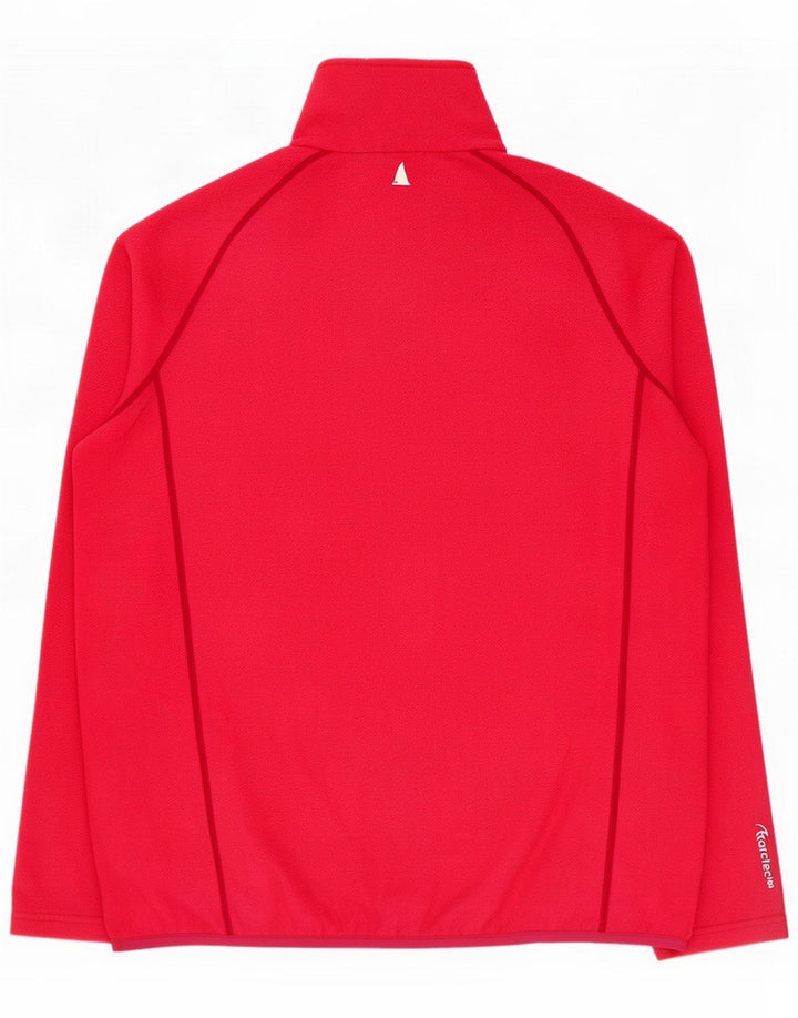 Musto Dame Fleece Jumper med lynlås DK 16 Stor Rød Polyester