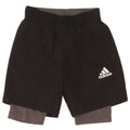 Adidas Boys Climalite Sportshorts 9-10 år Small Black Polyester