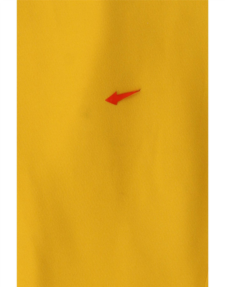 Vintage dame 3-knaps blazerjakke UK 14 Medium Yellow Colourblock