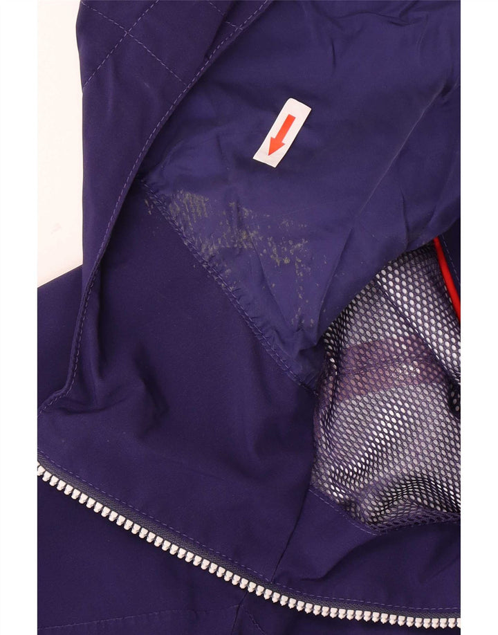 Helly Hansen Dame Regnjakke med hætte UK 14 Medium Lilla Polyester