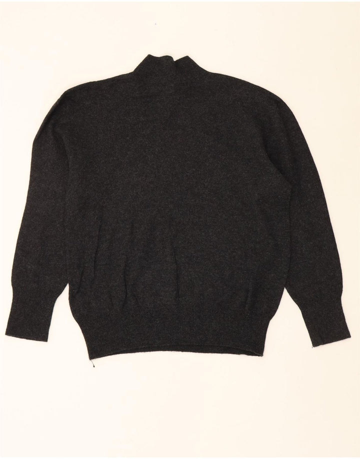 ZARA Womens Turtle Neck Jumper Sweater UK 12 Medium Grey Wool Vintage Zara and Second-Hand Zara from Messina Hembry 