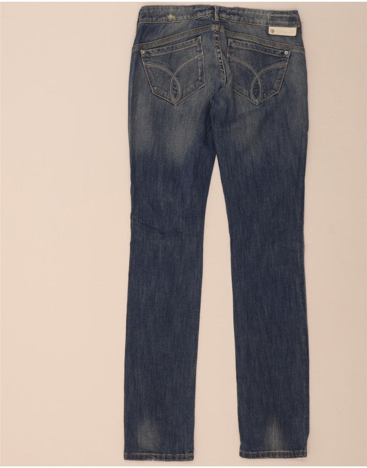 Calvin Klein Dame Slim Jeans W29 L34 Blå Bomuld