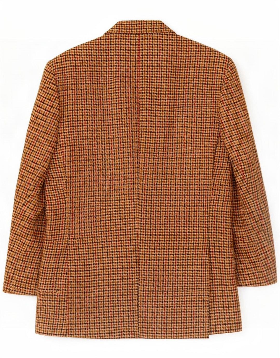 Trussardi Herre Blazer Jacket IT 50 Large Brown Houndstooth Uld