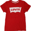 LEVI'S Boys Graphic T-Shirt Top 11-12 Years Red Cotton Vintage Levi's and Second-Hand Levi's from Messina Hembry 