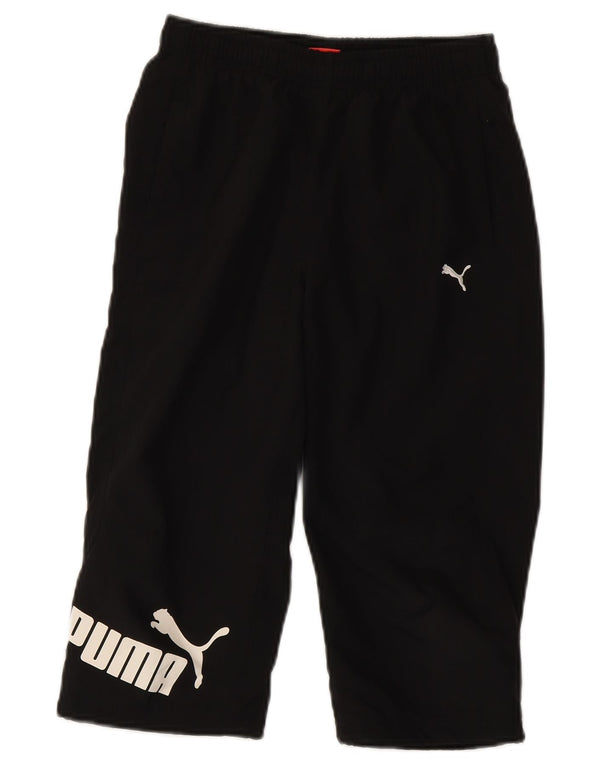 Puma Boys Graphic Capri træningsdragt bukser 11-12 år Sort