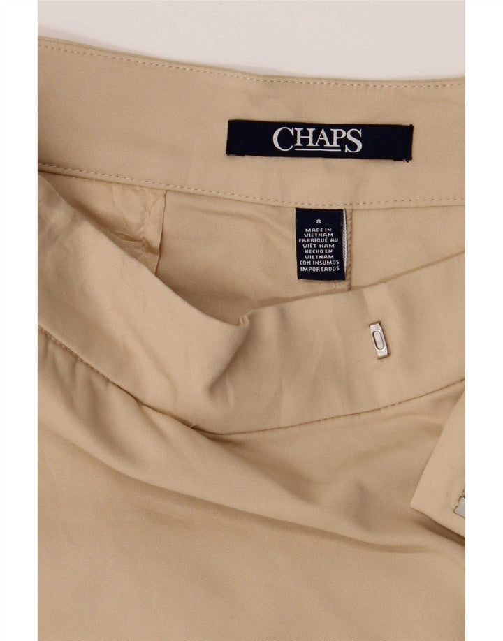 Chaps Chino Shorts til kvinder US 8 Medium W32 Beige Bomuld