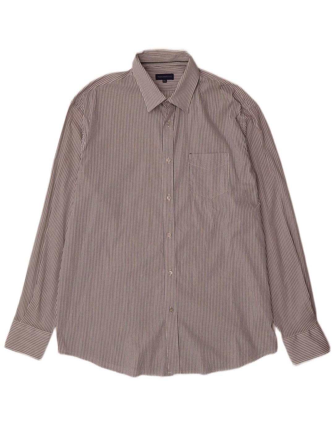 Trussardi Jeans Herreskjorte 2XL Hvidstribet
