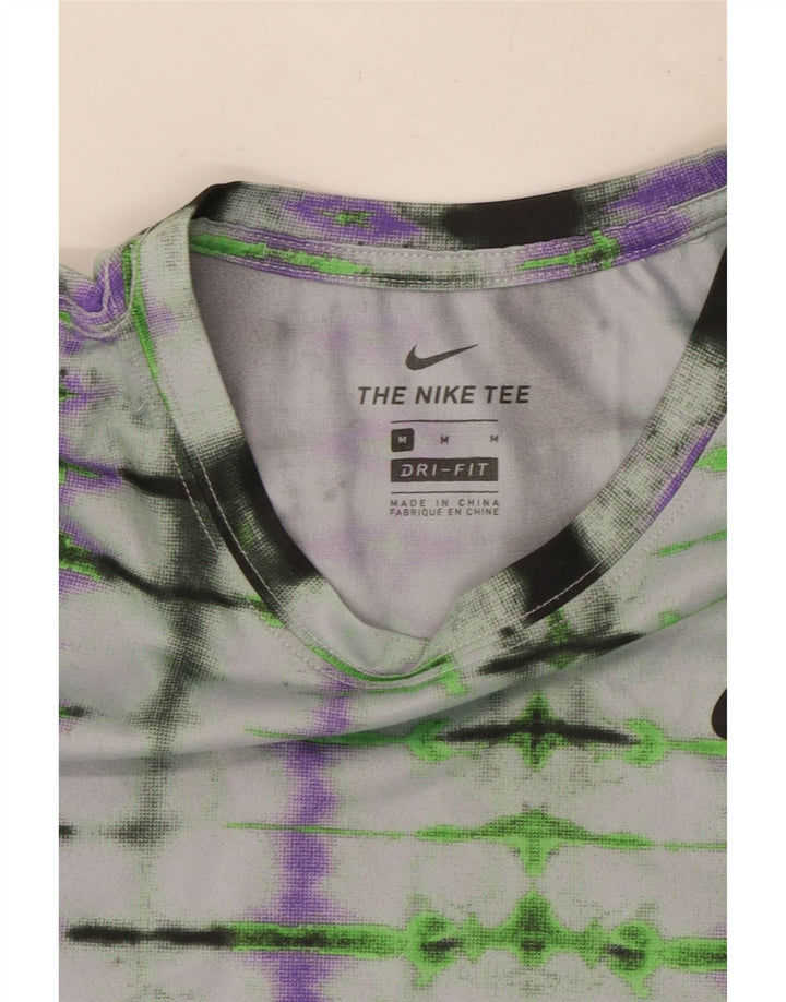 Nike Herre T-shirt Top Medium Flerfarvet Tie Dye