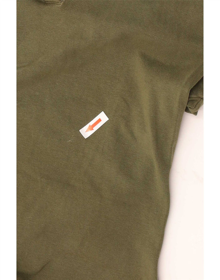 Lotto Dame Polo Shirt UK 14 Large Khaki