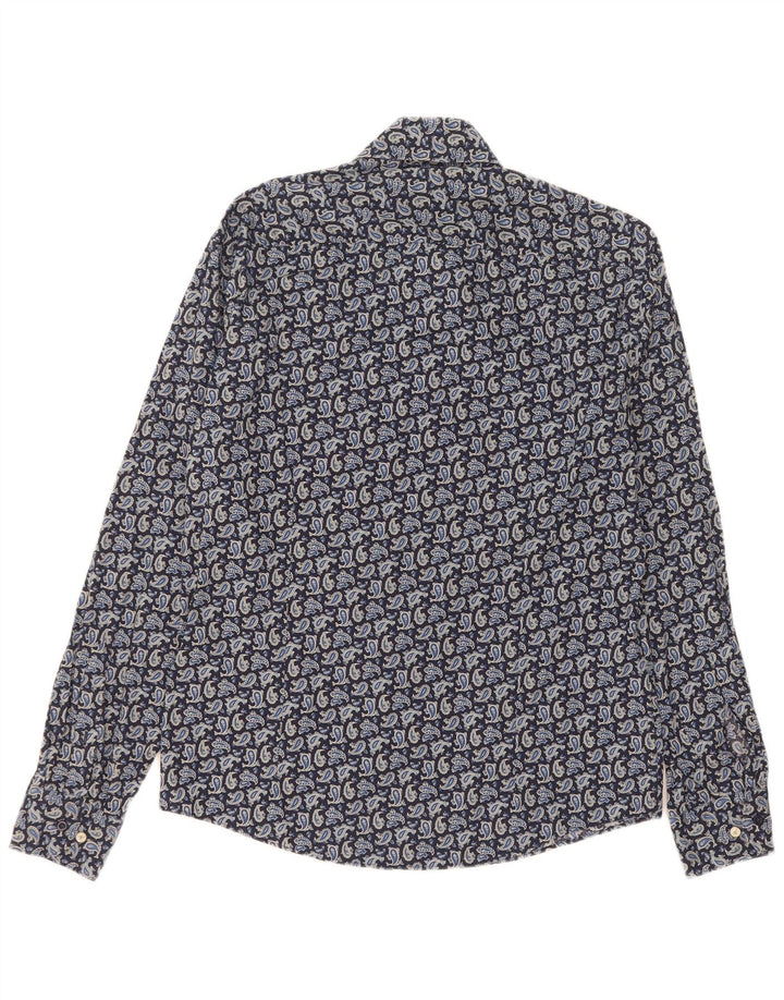 Venti Herre Limited Edition skjorte Medium Navy Blue Paisley Cotton