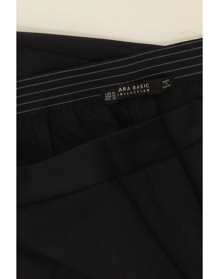 Zara Dame Slim Bukser XL W32 L28 Marineblå