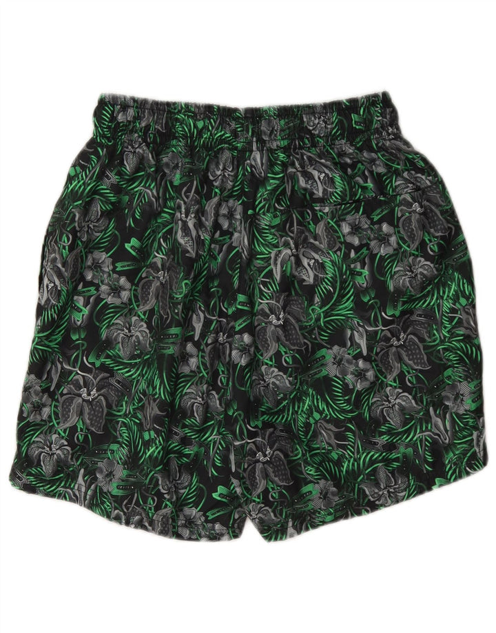 Nike Badeshorts til mænd Small Green Floral Polyester