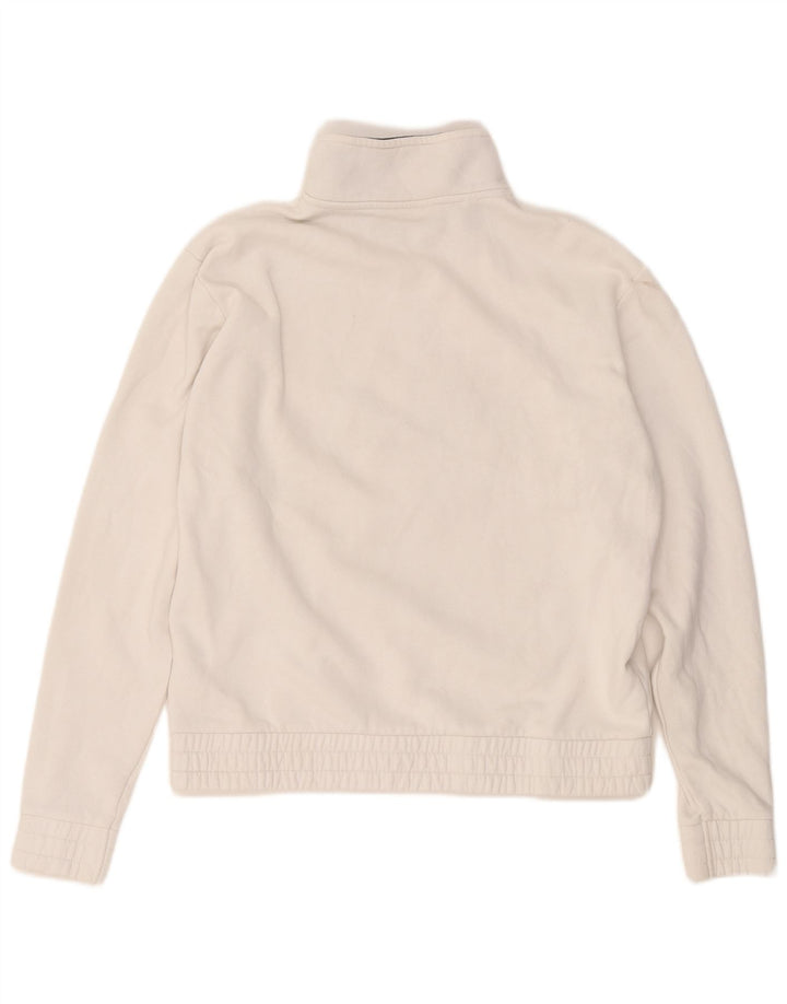 FILA Sweatshirt med lynlås til kvinder DK 14 Medium hvid bomuld