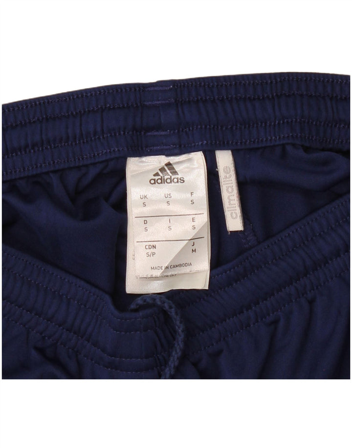 ADIDAS Mens Climalite Sport Shorts Small  Navy Blue Polyester