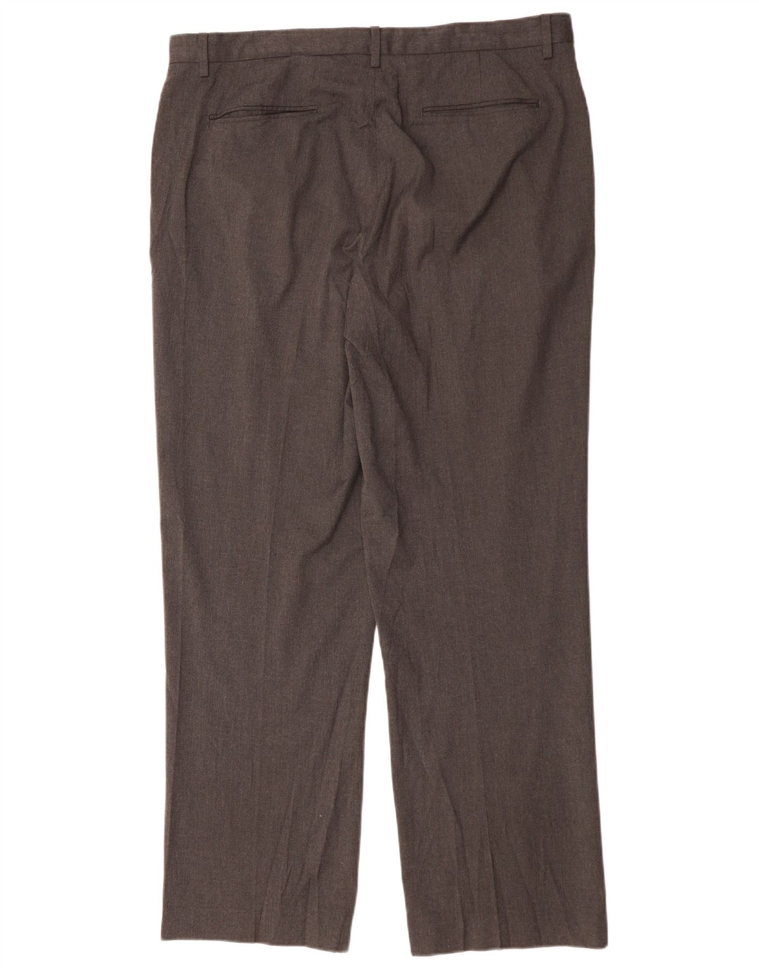 Calvin Klein Lige Chinobukser til mænd W36 L32 Grå polyester