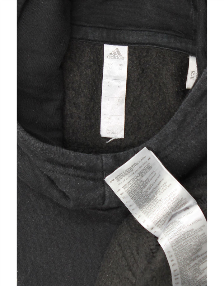Adidas Herre hættetrøje Jumper Medium Sort Bomuld