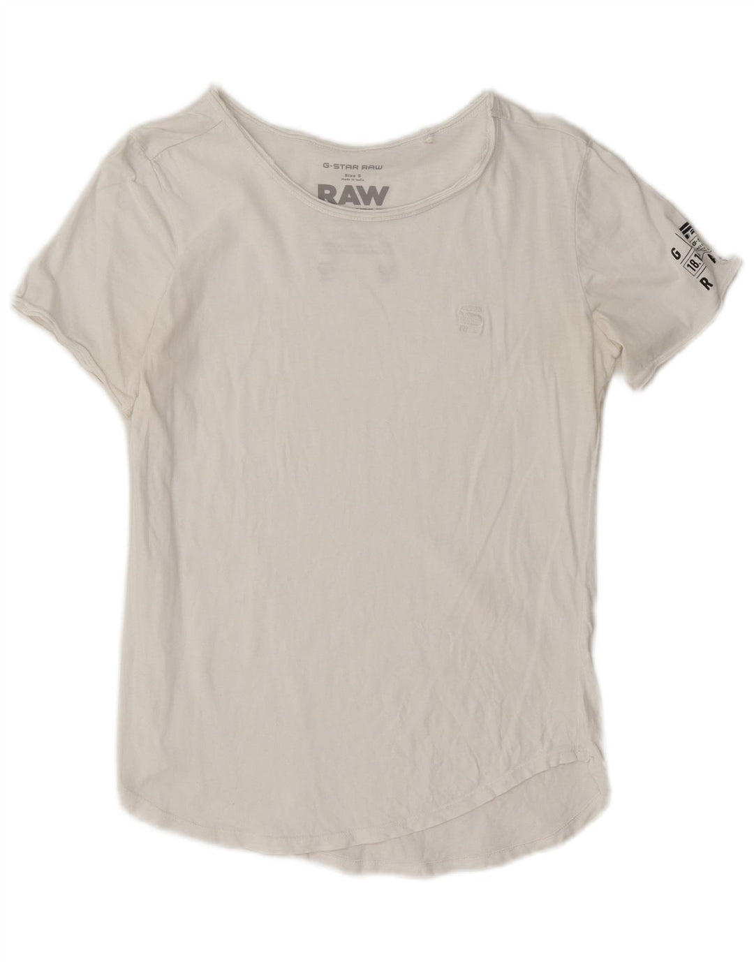 G-Star Herre Grafisk T-Shirt Top Lille Hvid