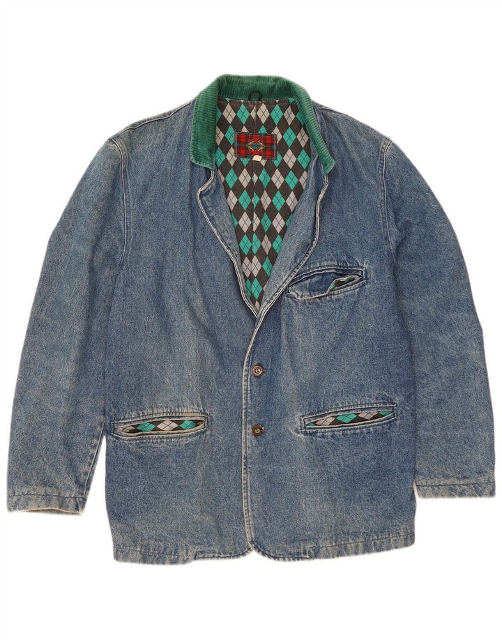 Vintage denimjakke til mænd UK 38 Medium Blue