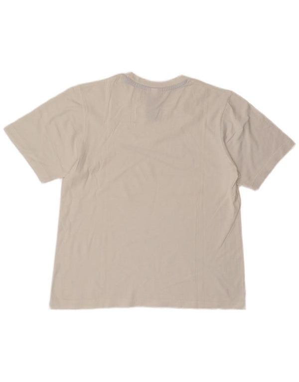 Nike Mens Graphic T-Shirt Top UK 36/38 Small White Cotton