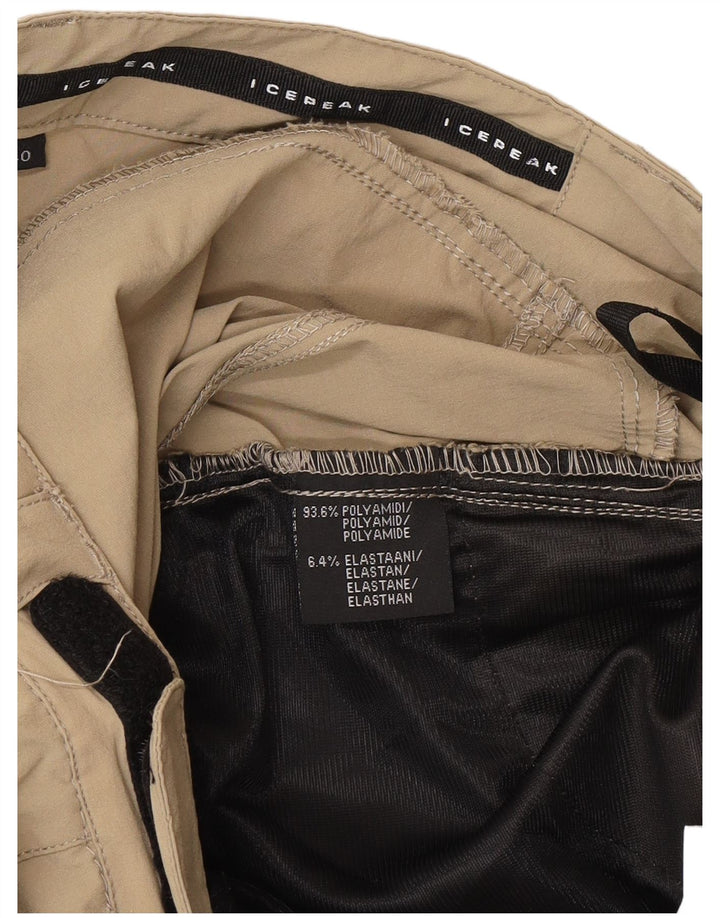 Icepeak Dame Vandre Cargo Bukser EU 40 Medium W30 L32 Khaki Polyester