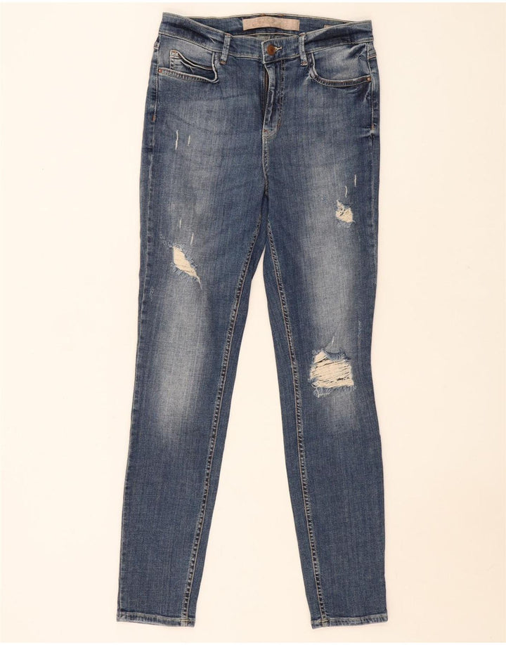 GUESS Distressed Skinny Jeans til kvinder W30 L30 Blå