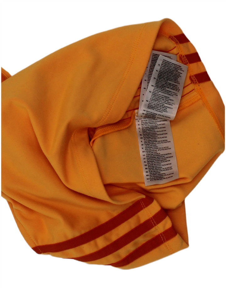 Adidas Dame Sport BH Top UK 14 Medium Orange Polyester