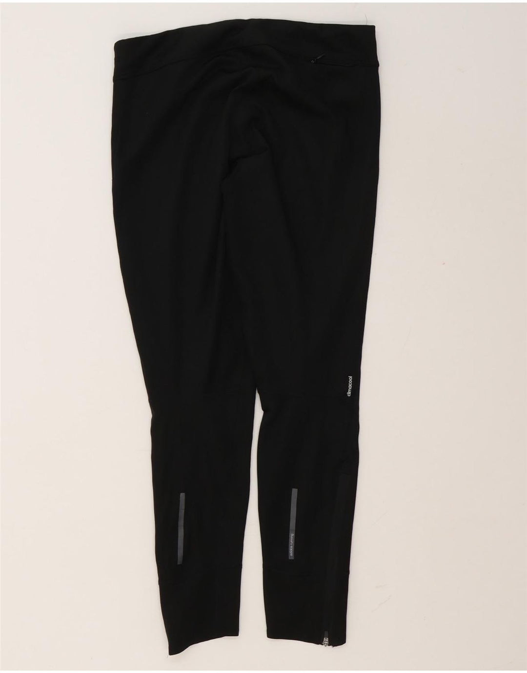 Adidas Womens Climalite Leggings UK 12/14 Medium Black Polyester