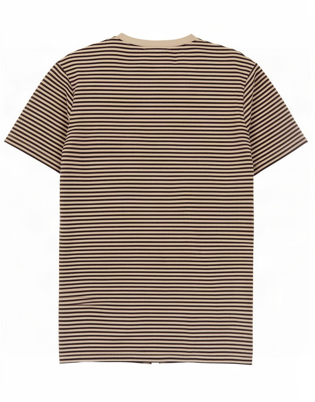Fred Perry Herre T-shirt Top Lille hvid nålestribet bomuld