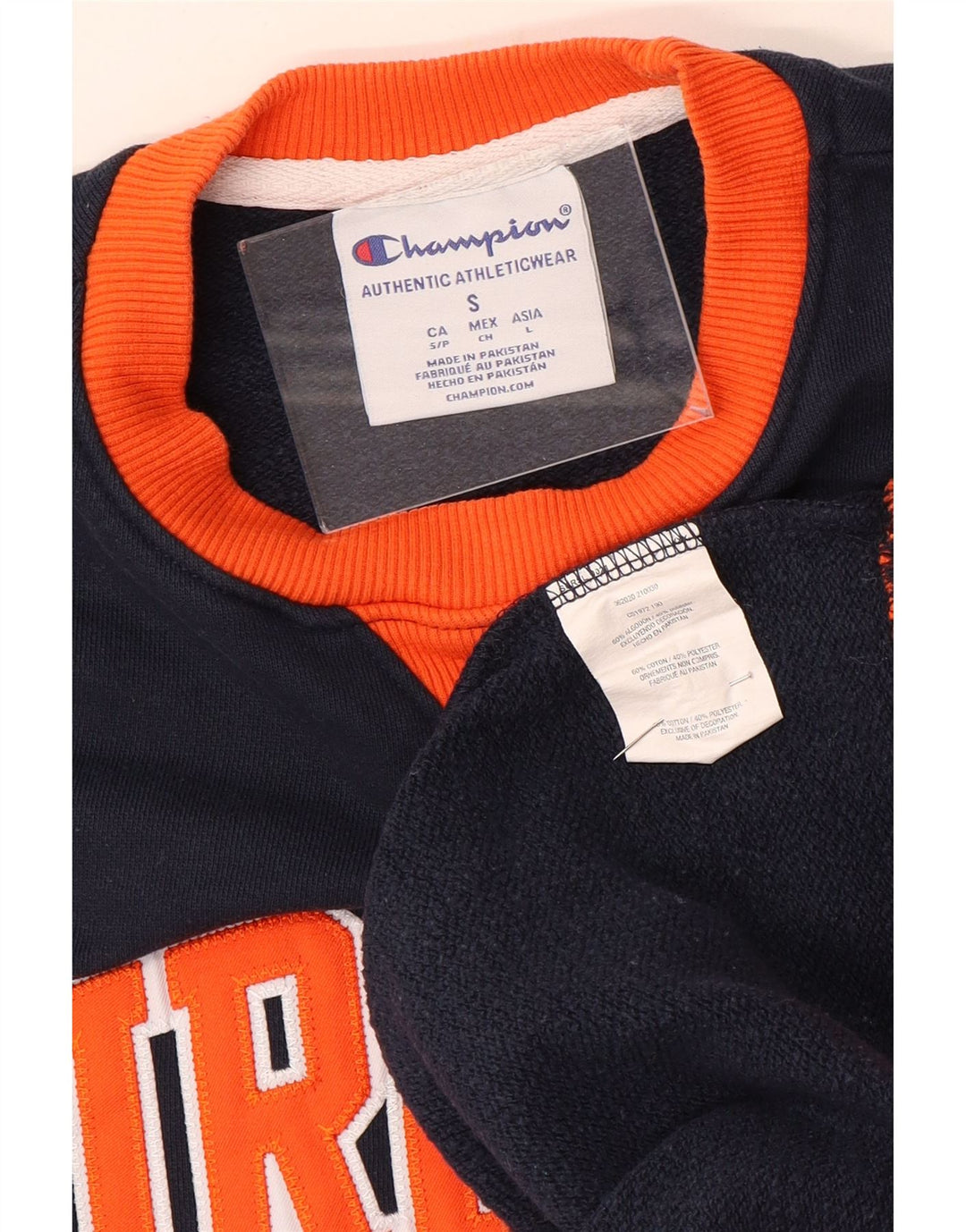 Champion Herre Virginia Cavaliers Sweatshirt Jumper Small Navy Blue