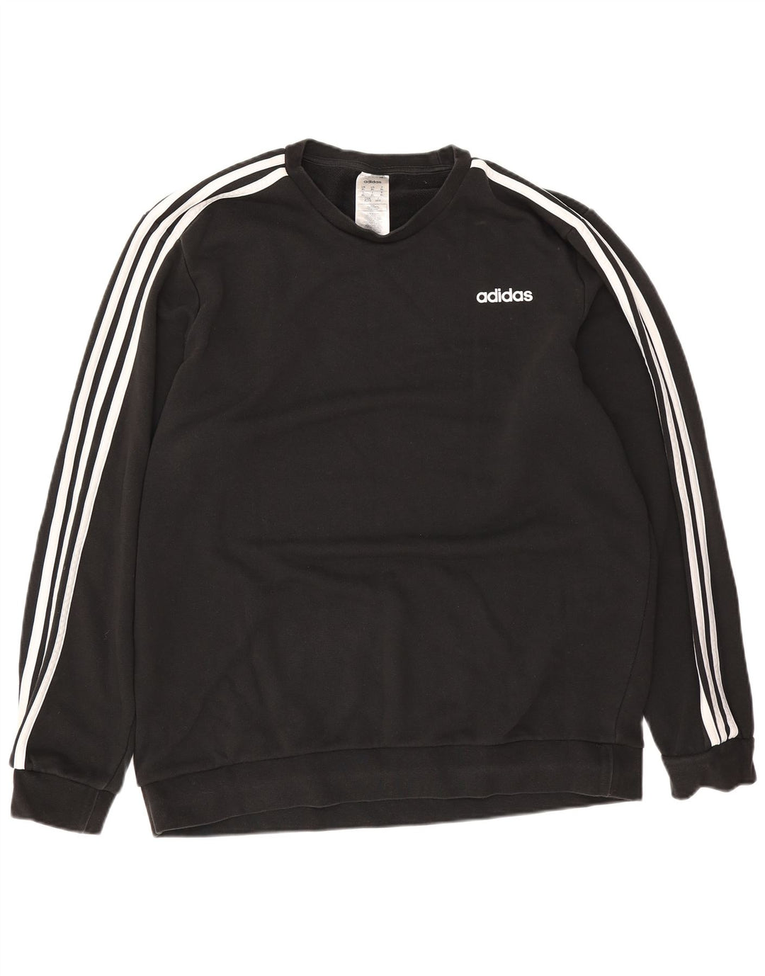 Adidas Herre Sweatshirt Jumper XL Sort Bomuld