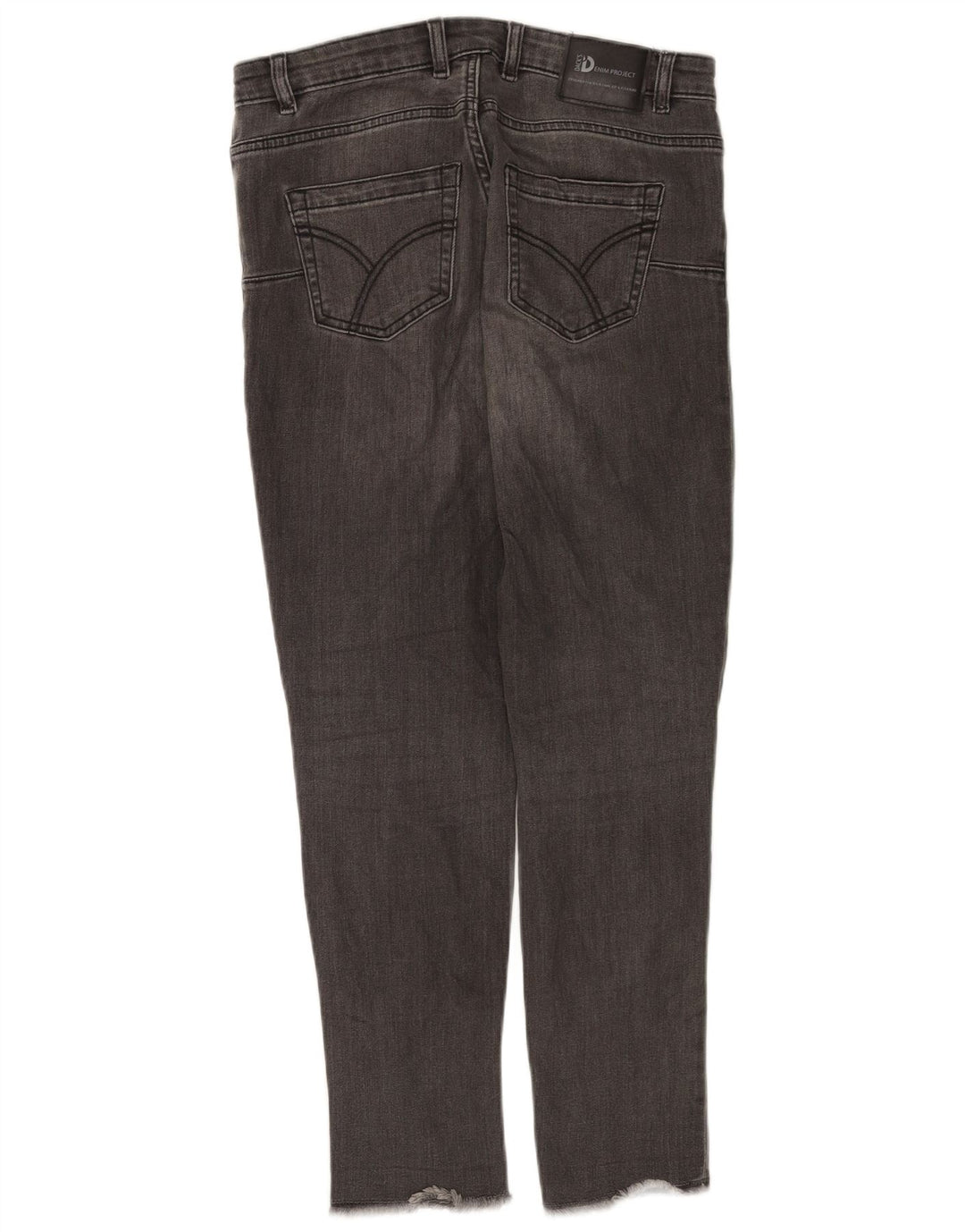 Dacks Dame Crop Skinny Jeans IT 46 Large W30 L26 Grå