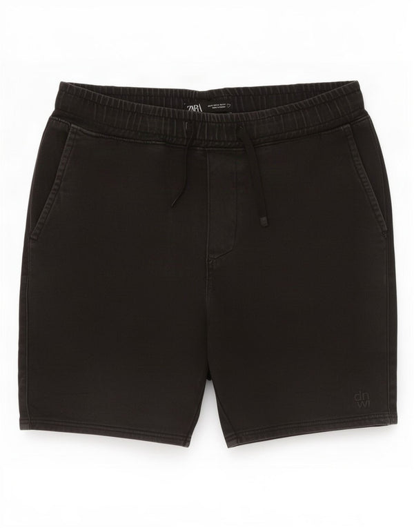 Zara Herreshorts Medium W34 Sort Bomuld