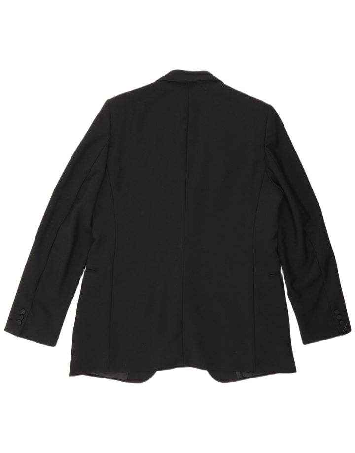 Redaelli Herre 1-knap blazerjakke UK 40 Stor sort uld