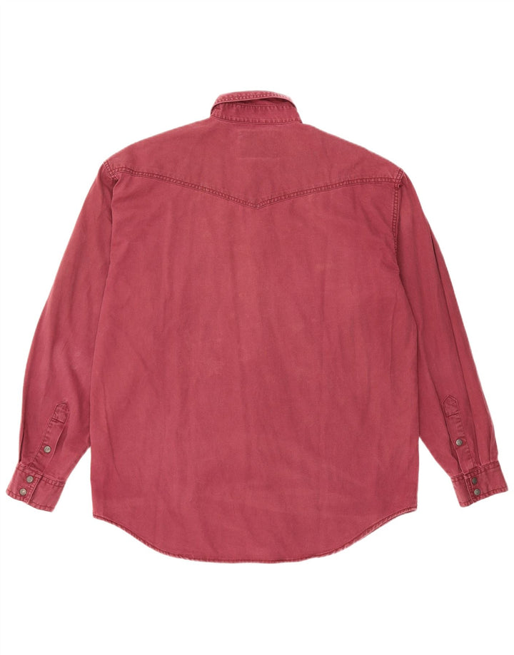 Wrangler Herreskjorte Medium Bourgogne bomuld