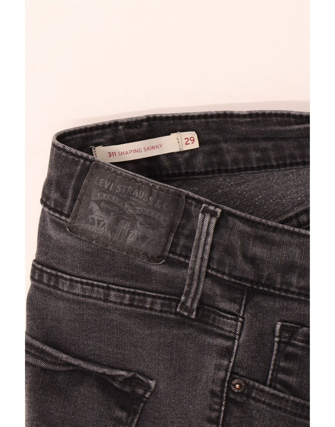 Levi's Womens 311 Shaping Skinny Jeans W29 L29 Grå