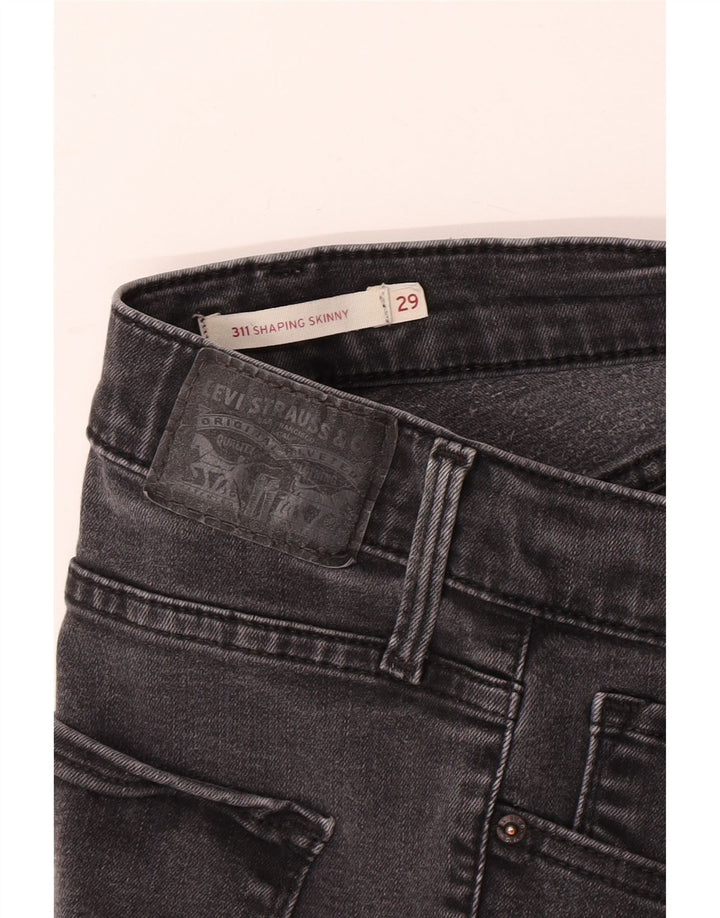 Levi's Womens 311 Shaping Skinny Jeans W29 L29 Grå