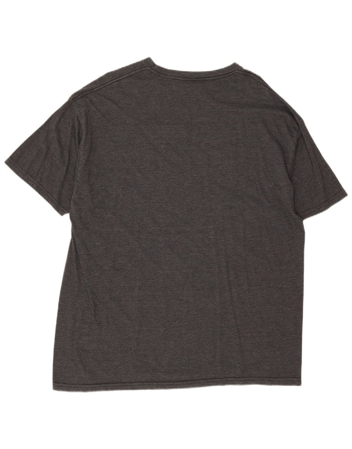 Volcom Herre Grafisk T-Shirt Top XL Grå Flecked Bomuld