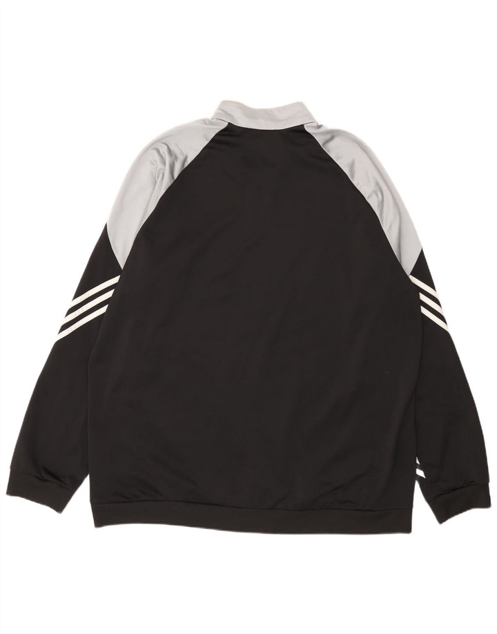 Adidas Træningsdragt til mænd Top jakke 2XL Sort Colourblock Polyester