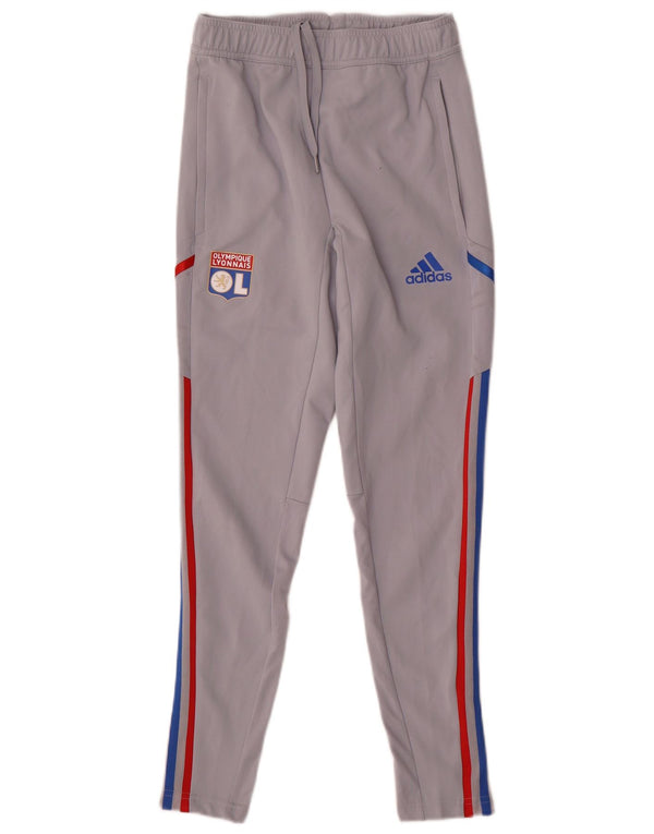 Adidas Herre Olympique Lyonnais Graphic Tracksuit Bukser XS Grå