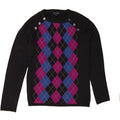 TOMMY HILFIGER Womens Boat Neck Jumper Sweater UK 14 Medium Black Vintage Tommy Hilfiger and Second-Hand Tommy Hilfiger from Messina Hembry 