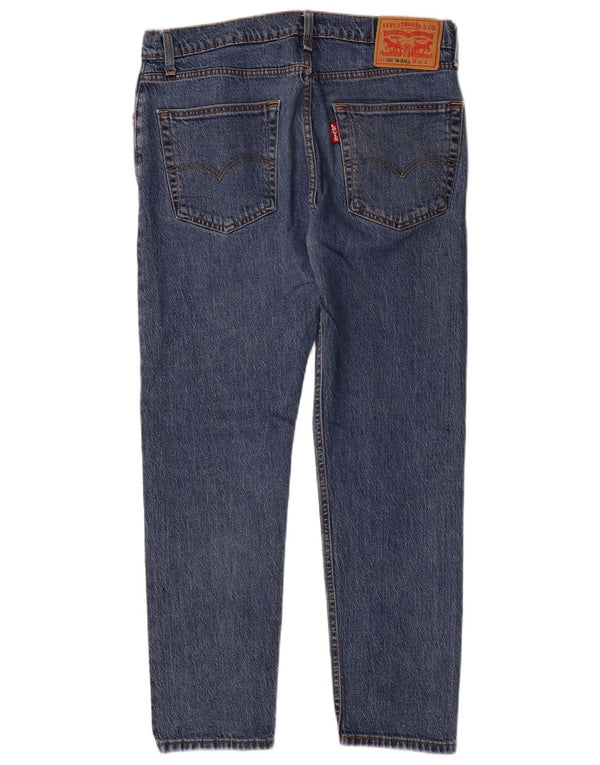 Levi's Herre 502 Hi-Ball tilspidsede jeans W34 L30 blå bomuld