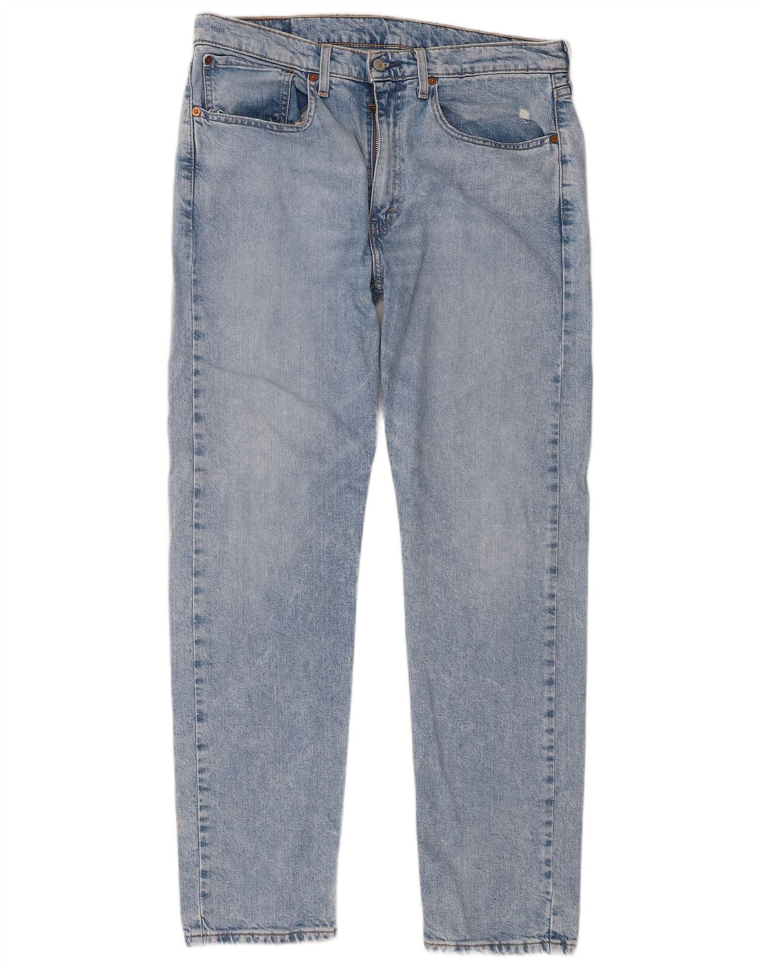 Levi's Herre 502 tilspidsede jeans W34 L32 blå bomuld