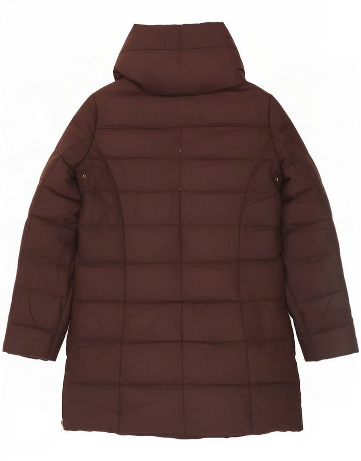 Zara hættejakke til kvinder UK 14 Stor brun polyester