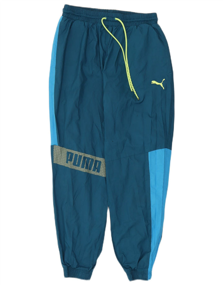 Adidas Herre grafisk træningsdragt Bukser Joggers Medium Blue Colourblock