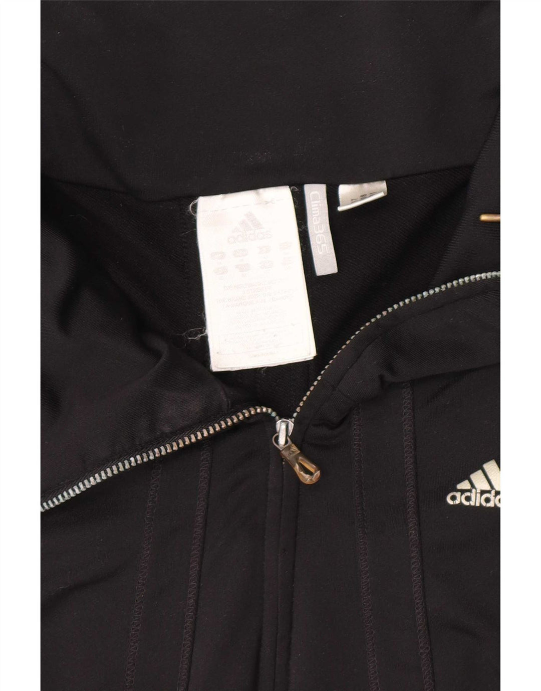 Adidas Dame Clima 365 Træningsdragt Topjakke UK 14 Medium Sort Polyester