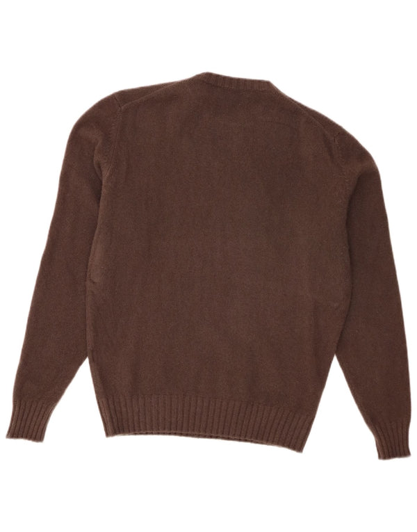 Filippo De Laurentiis Herre Crew Neck Jumper Sweater IT 50 Medium Brown